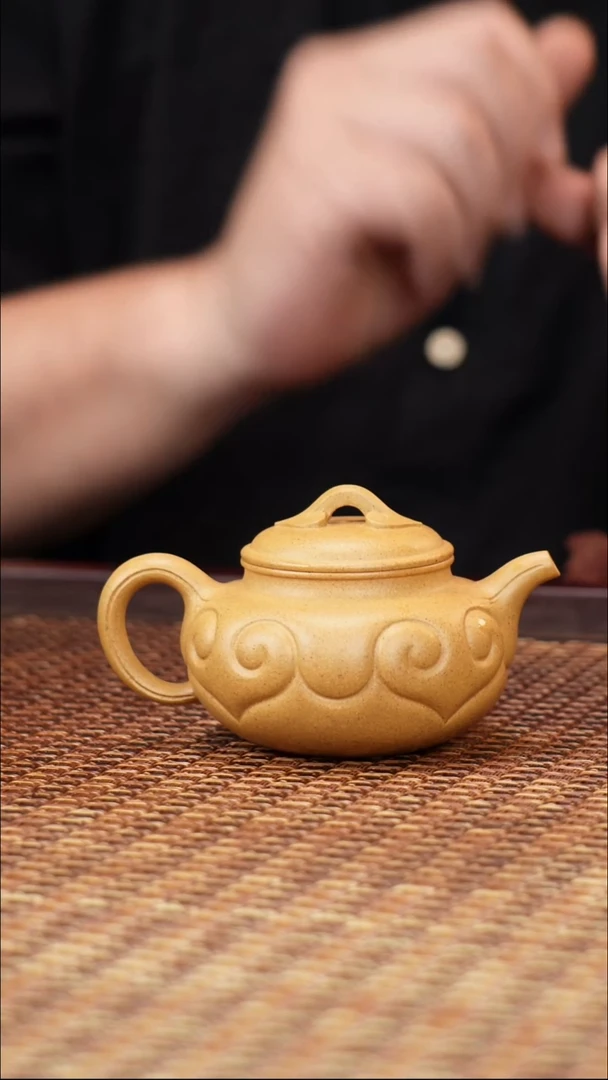 茶壶紫砂汀禾紫砂如意仿古