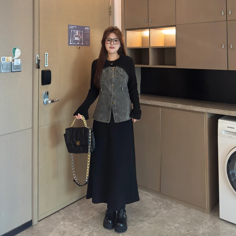 维维&南岛风特大码女装春宽松显瘦套装女2025新款爆款洋气ZYY1424