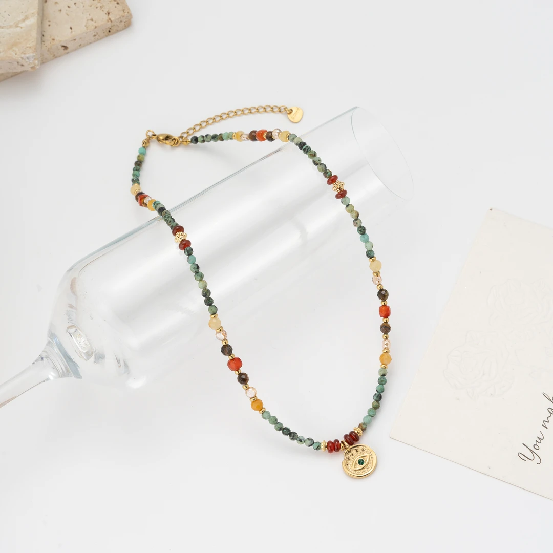 钛钢项链 [天使之眼]淘崽原创经典百搭轻奢复古小众项链