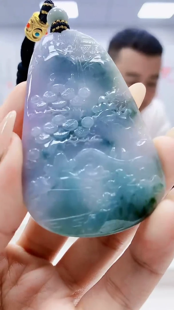 未镶嵌定制翡翠4898ty-毛货挂件25