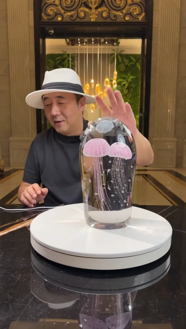 【闪购商品】茶宠AJ1012008双头水母摆件