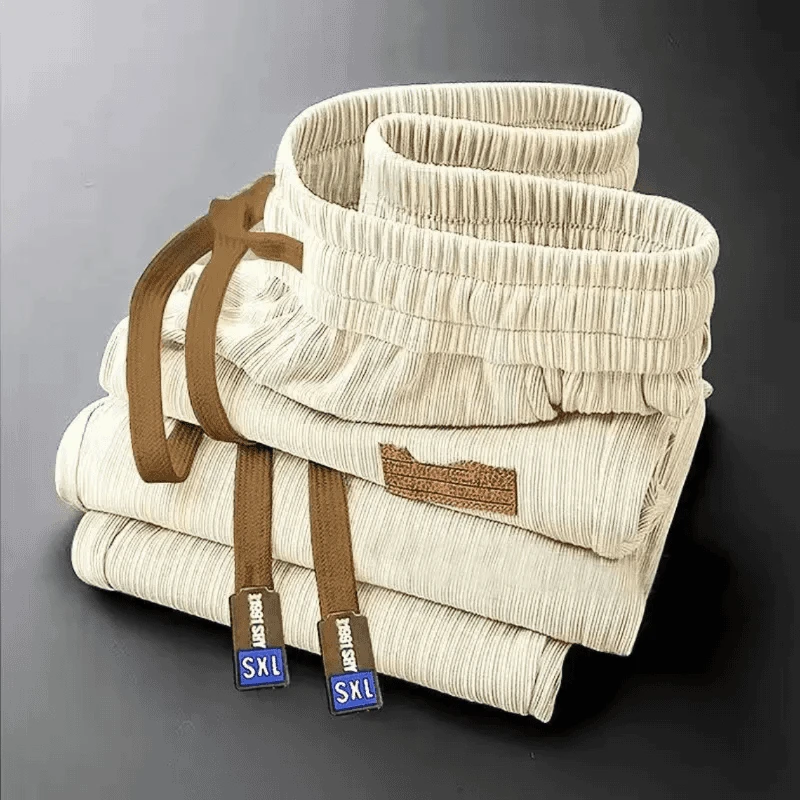 夏季男裤薄款冰丝直筒裤男士大码弹力高级感阔腿裤子宽松休闲长裤