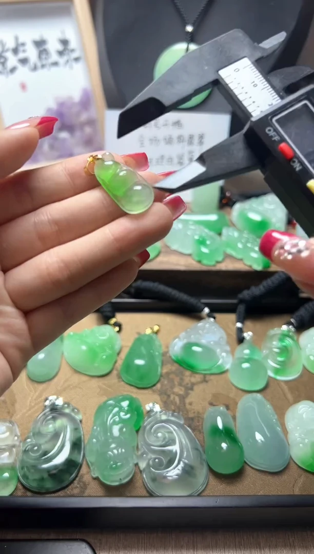 颈饰未镶嵌翡翠所见即所得，一图一物