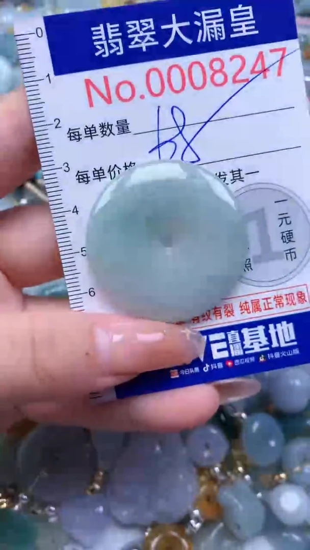 翡翠未镶嵌吊坠(不含链)8247