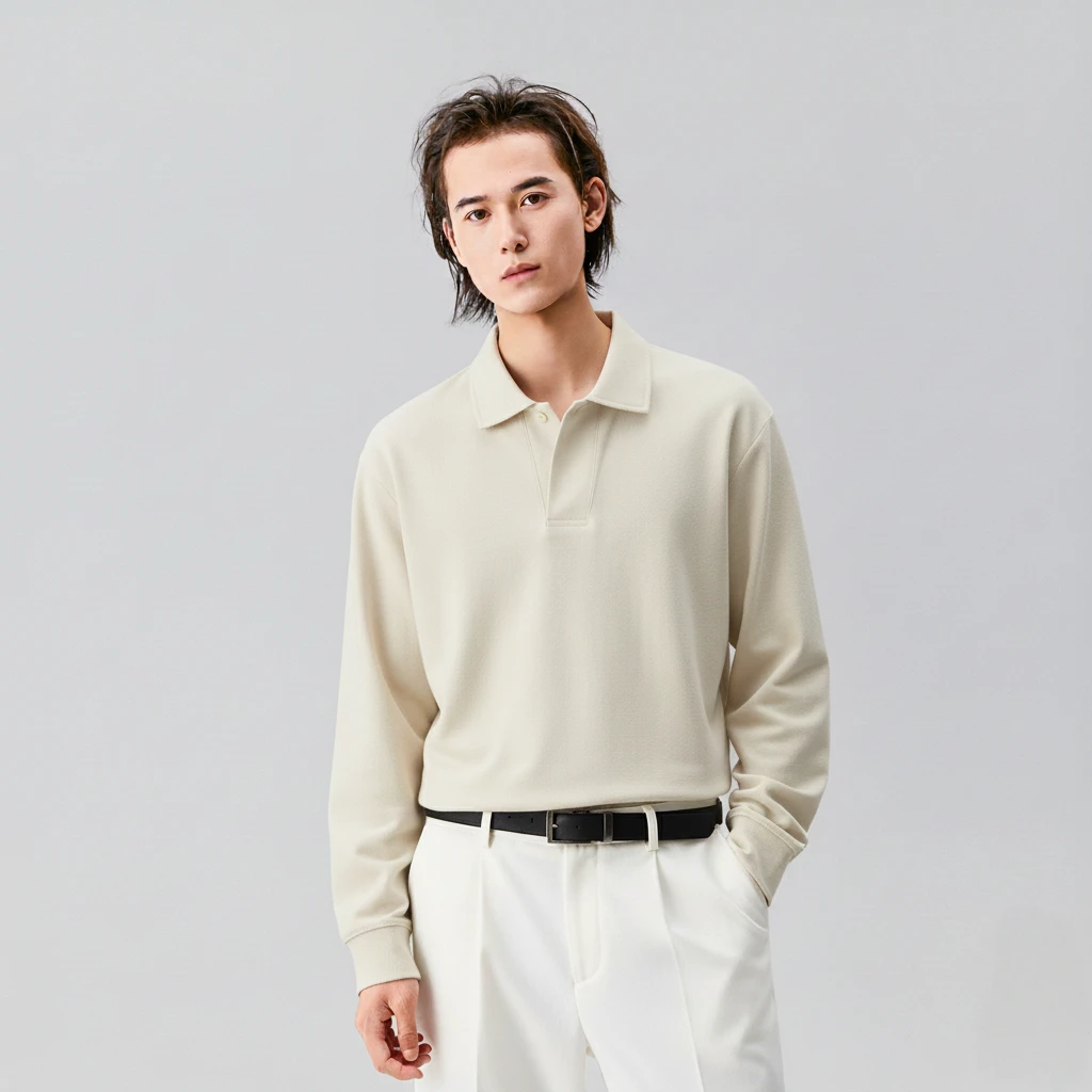 “13500版”早秋上新老钱风休闲商务纯色飞机领舒适百搭 一等品等级