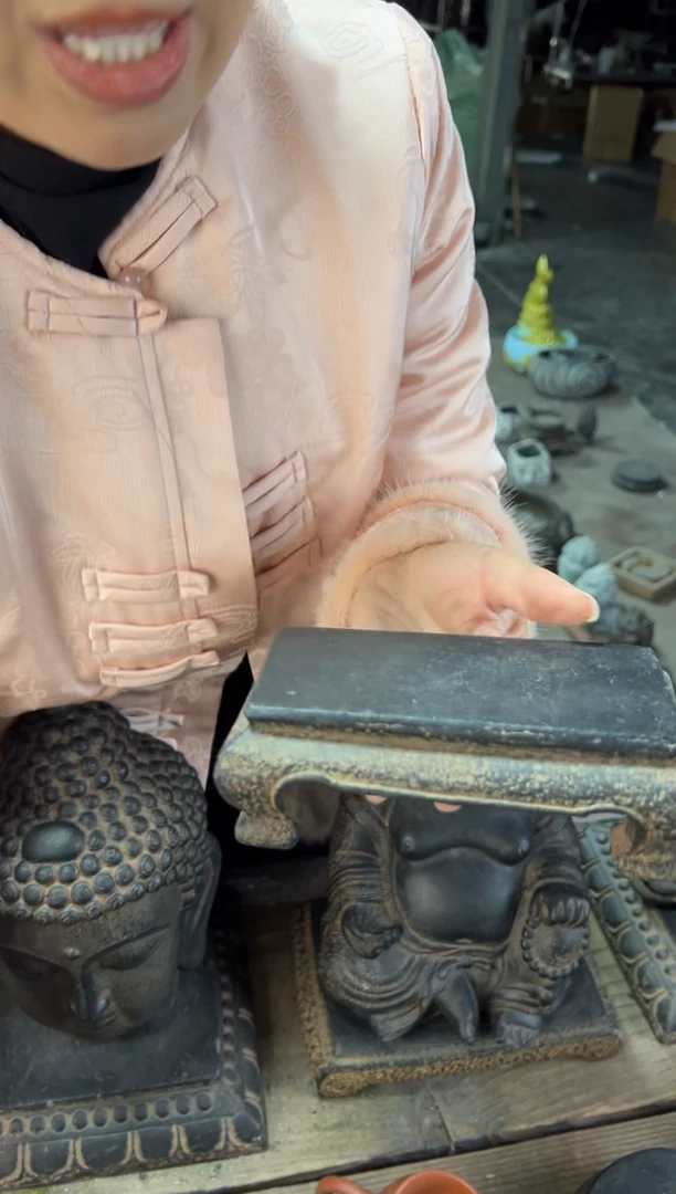陶土【火山泥】将军案底座