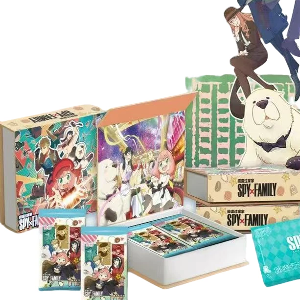 【拆盒】美谷间谍过家家趣萌大作战动漫周边收藏卡牌