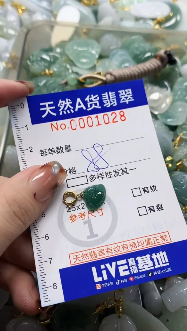 颈饰未镶嵌翡翠天然A货翡翠