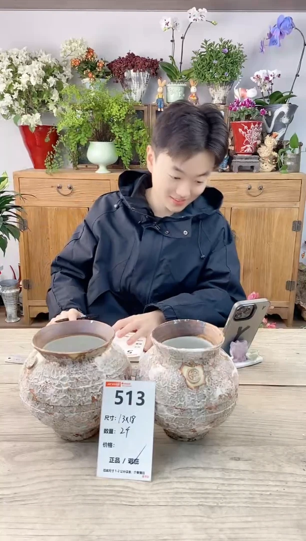 小玩子花盆直播编号513