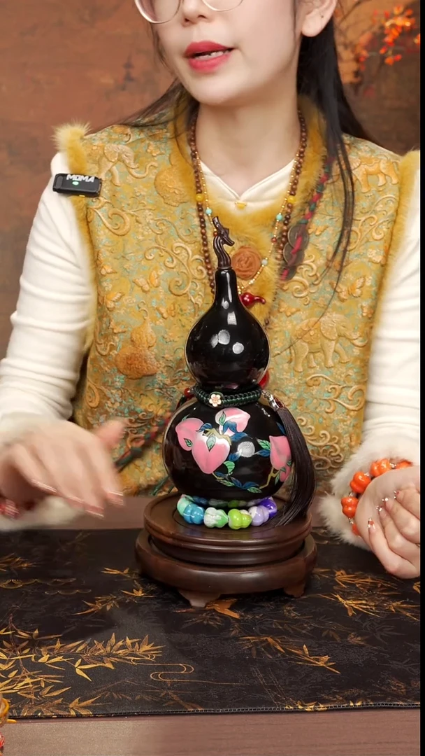 662 --高端工艺大漆酒葫芦--418