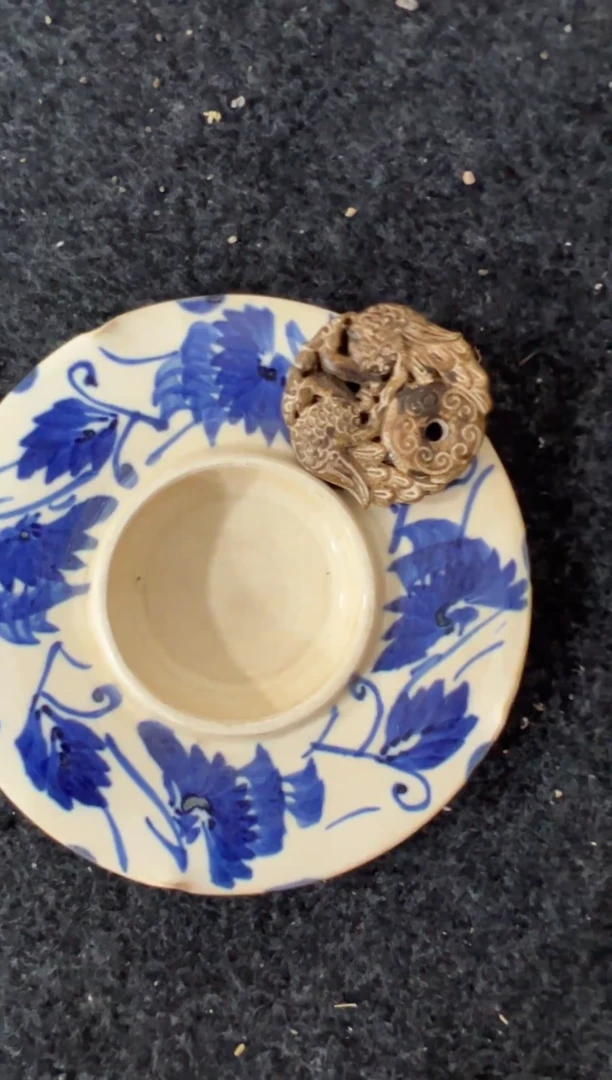 瓷片手工，手绘，陶瓷