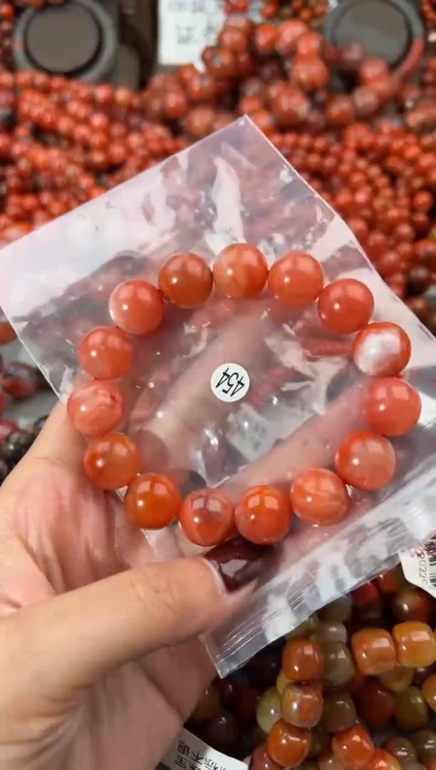 未镶嵌手串南红玛瑙14+
