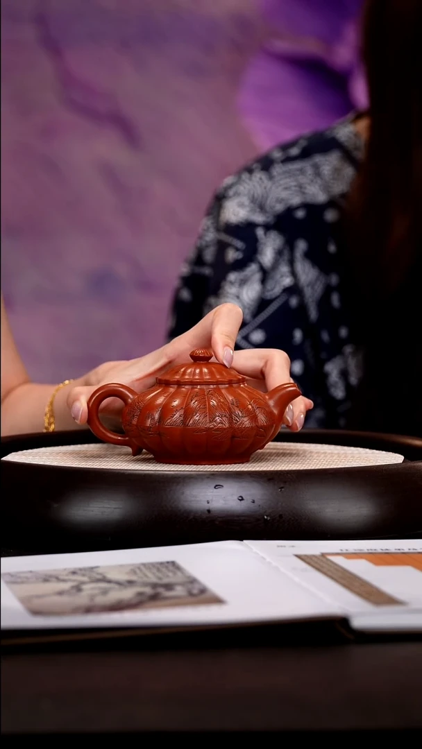 茶壶紫砂ZST22长乐原矿大红袍160cc