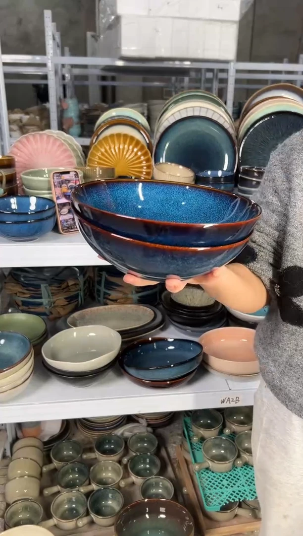 陶瓷外贸尾货瑕疵满20包邮X2面碗j4b