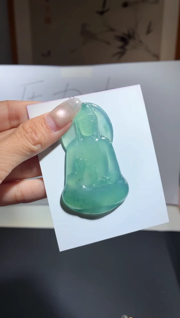 吊坠(不含链)未镶嵌翡翠观音