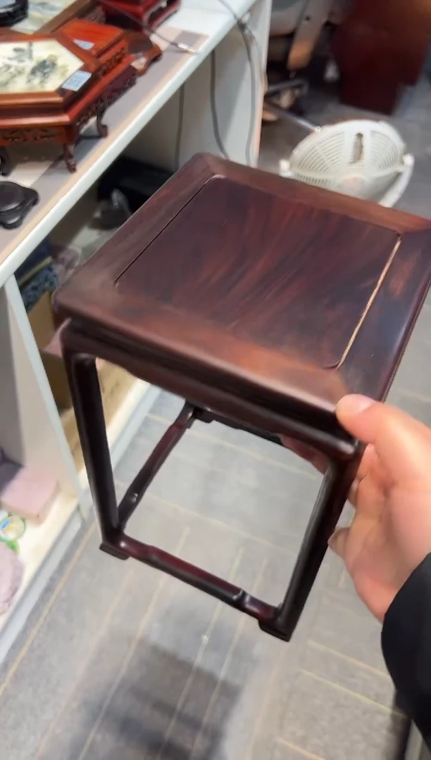 【闪购商品】红酸枝木类端景台工艺品底座174