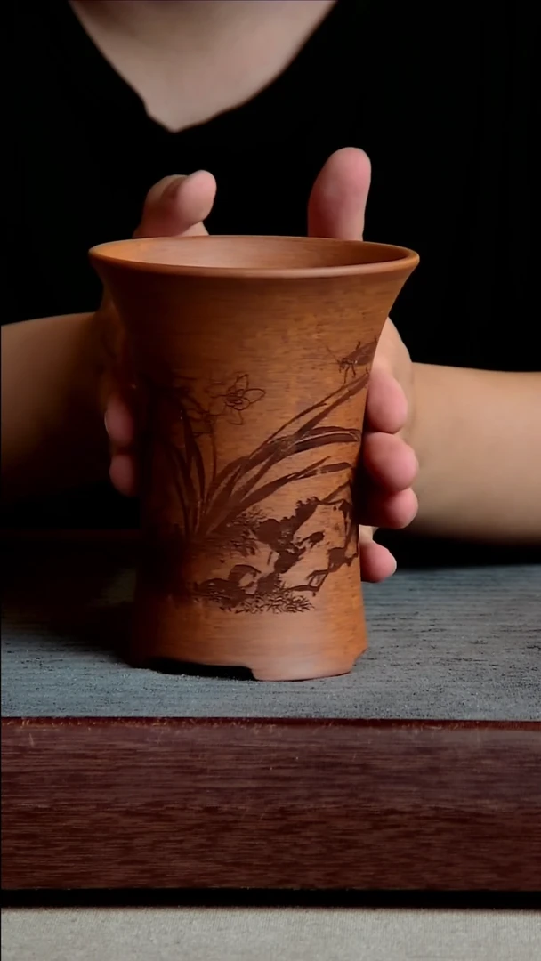 紫砂花盆10*13内径尺寸