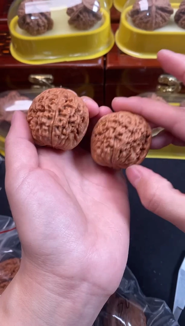 把件文玩核桃莲花38尺Q517