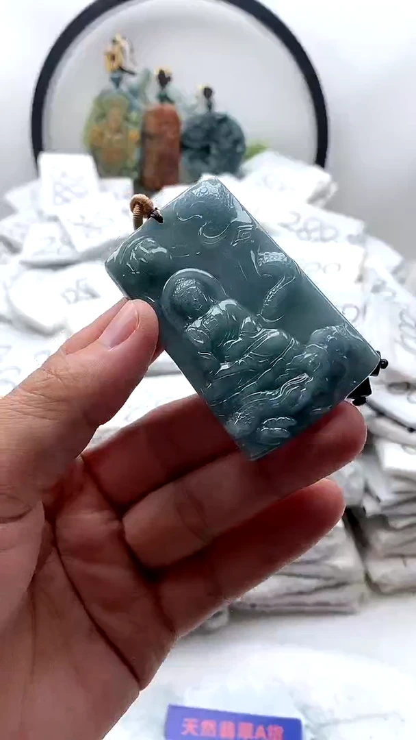 【闪购商品】翡翠颈饰未镶嵌阿弥陀佛