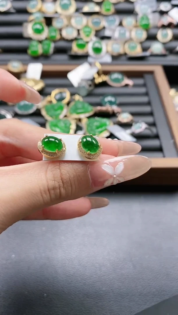 【闪购商品】翡翠戒指银S925镶嵌511511