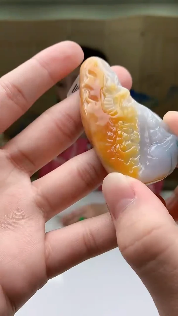【闪购商品】定制翡翠未镶嵌4852bb-毛货挂件16