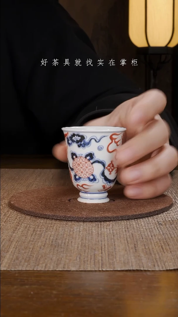 【闪购商品】摆件景德镇手工手绘茶具大器宛成