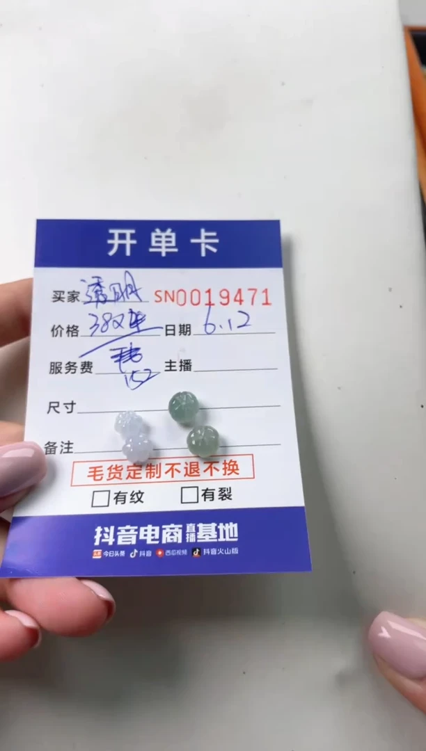 翡翠未镶嵌颈饰00019471