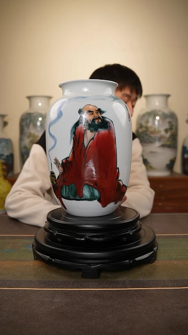 【闪购商品】摆件匠心瓷造确保手工手绘