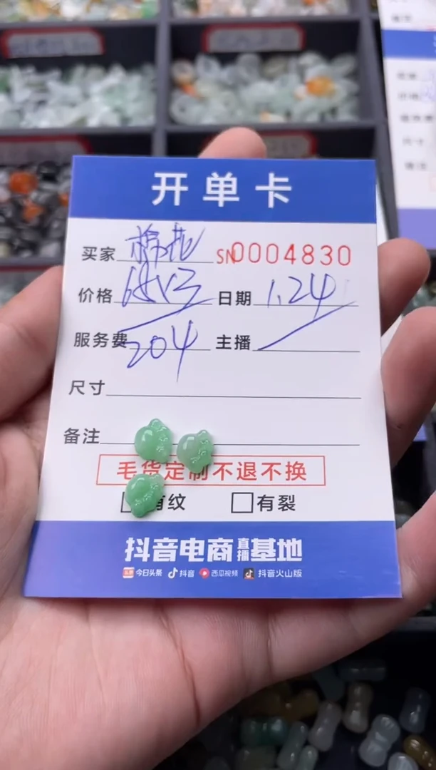 【闪购商品】翡翠颈饰未镶嵌00004830