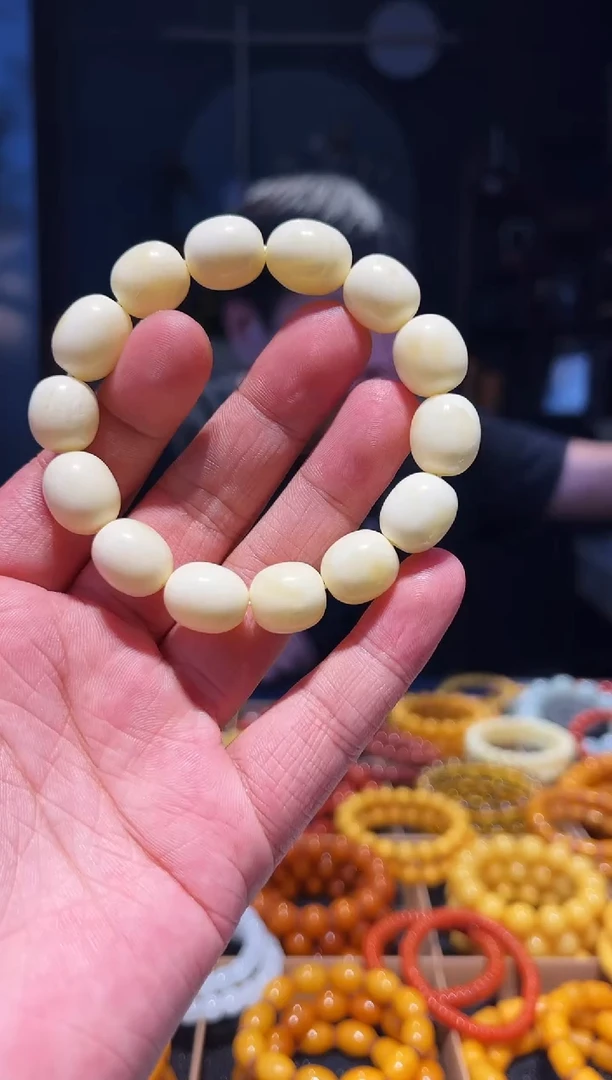 手链琥珀未镶嵌沼**具13+单圈