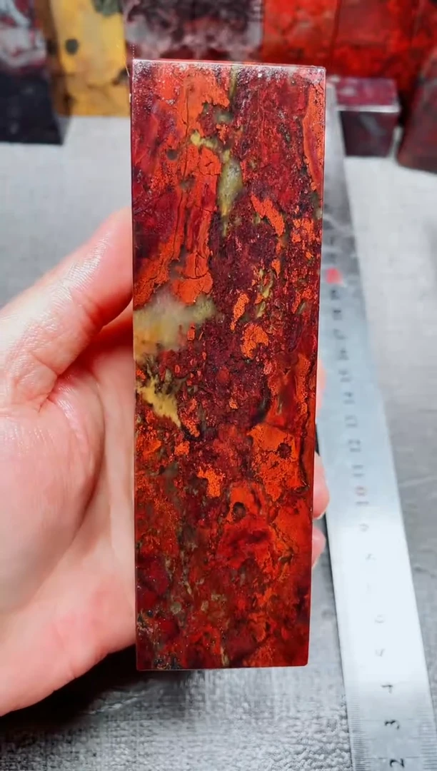 桂林鸡血玉素章--40