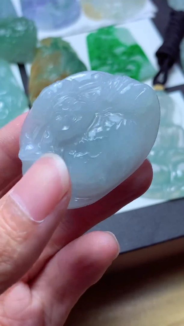 翡翠未镶嵌颈饰天然翡翠