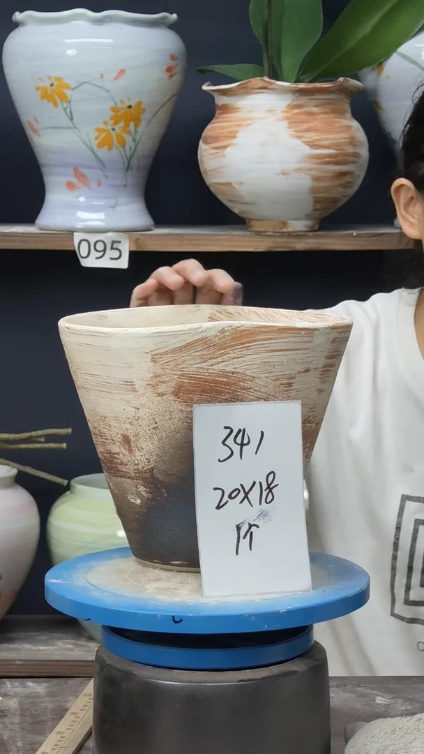 景德镇花盆默认微瑕341