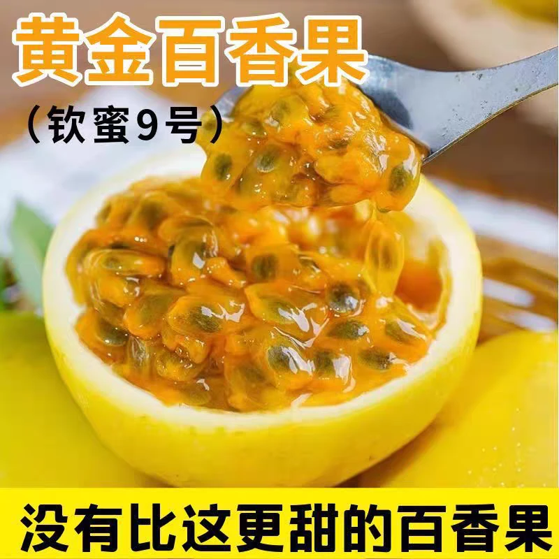 X2 正宗钦蜜9号百香果新鲜现摘香甜多汁当季水果