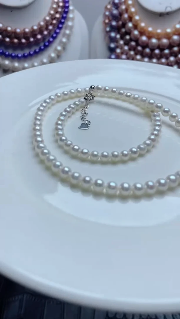 淡水珍珠未镶嵌颈饰0213