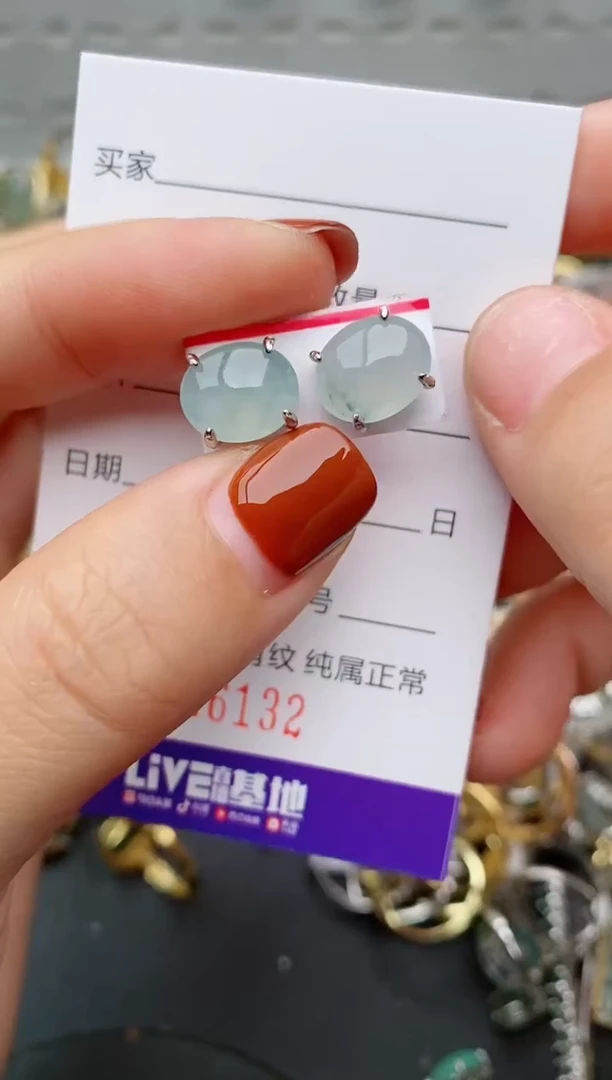银S925镶嵌戒指翡翠.