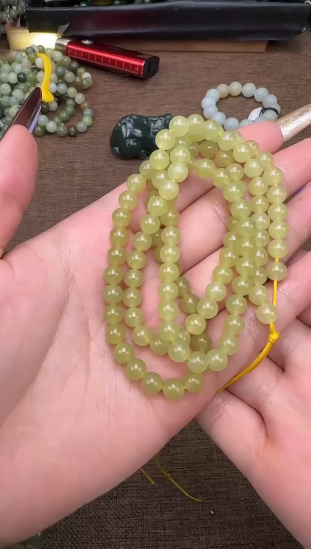 未镶嵌手链和田玉珠链/多样性发货/发其一