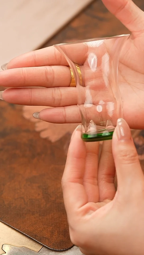 【闪购商品】禾器/晶彩君悦单杯/湖绿