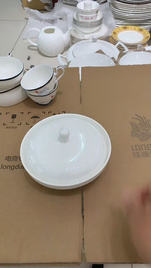 白瓷佛跳墙隆达骨质瓷