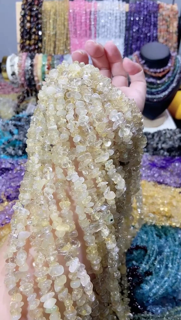 未镶嵌珠宝半成品水晶金发晶