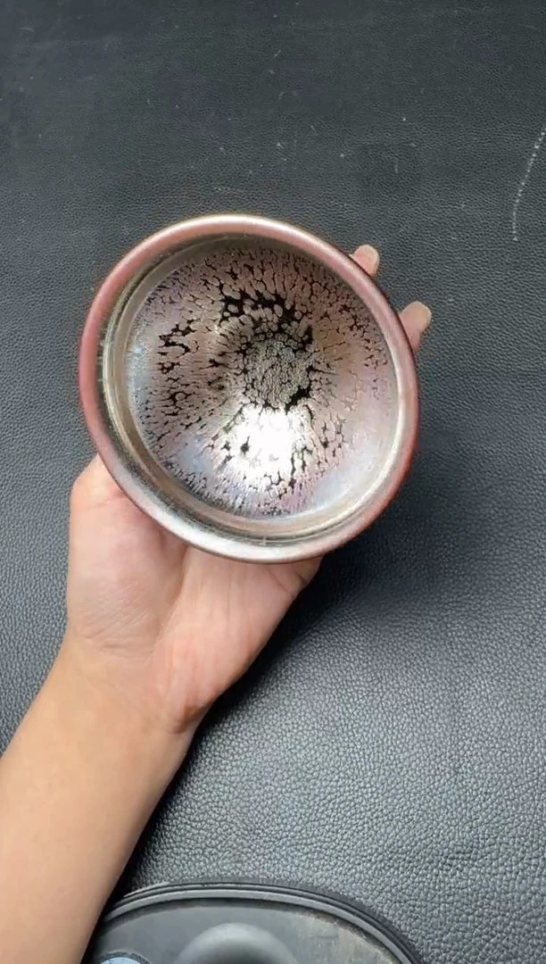 茶盏裴春元彩金油滴163