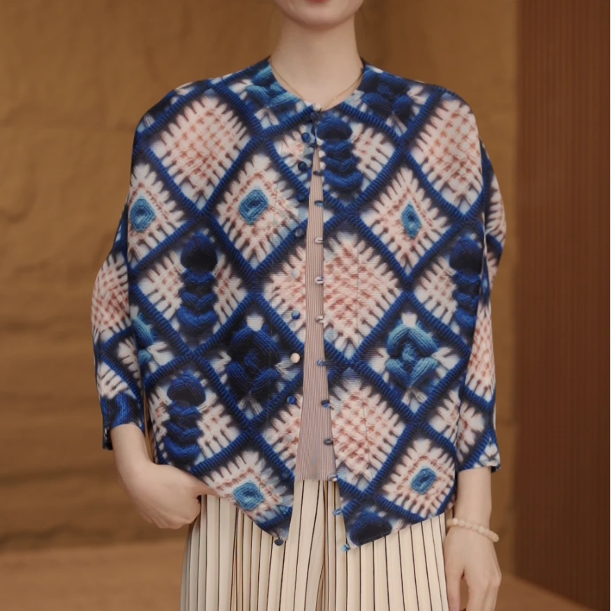 ZXX新款2025外套上衣女士复古国风时尚百搭新中式重磅