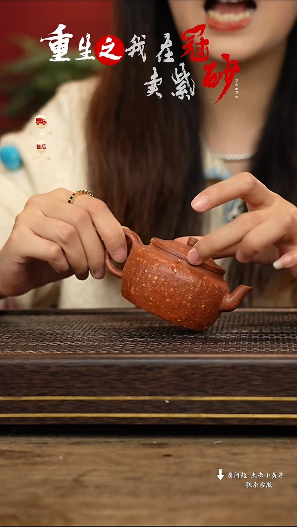 【闪购商品】紫砂茶壶冠砂茶器50