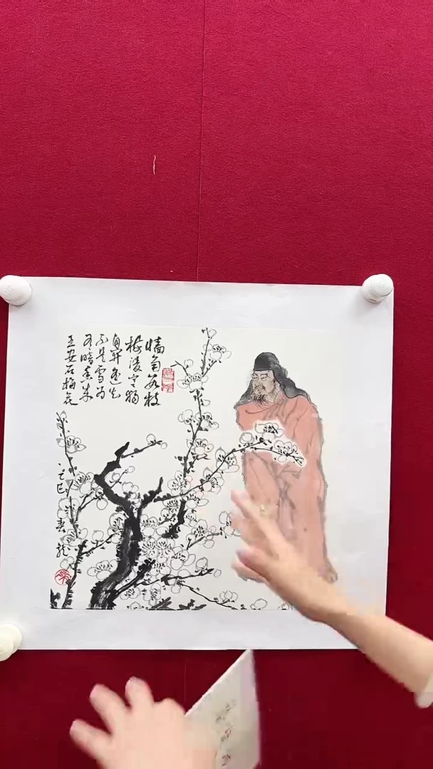 国画张老师绘画作品 带荣宝斋宁波证书