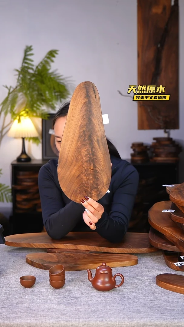 木北美黑胡桃原木.干裂疤结不属于商品质量问题完美主义者慎拍