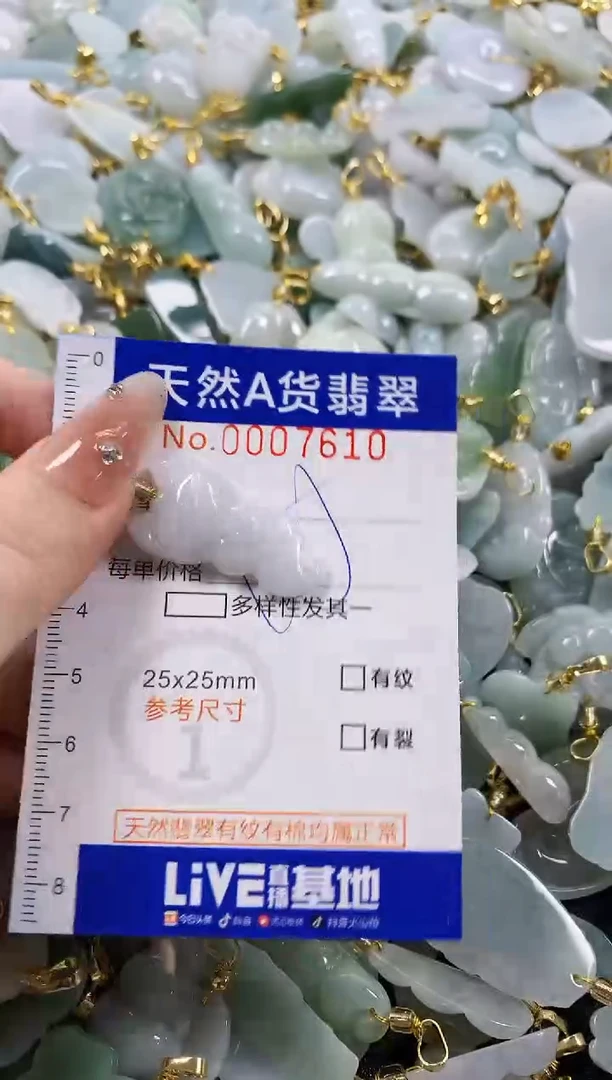 颈饰未镶嵌翡翠天然A货翡翠