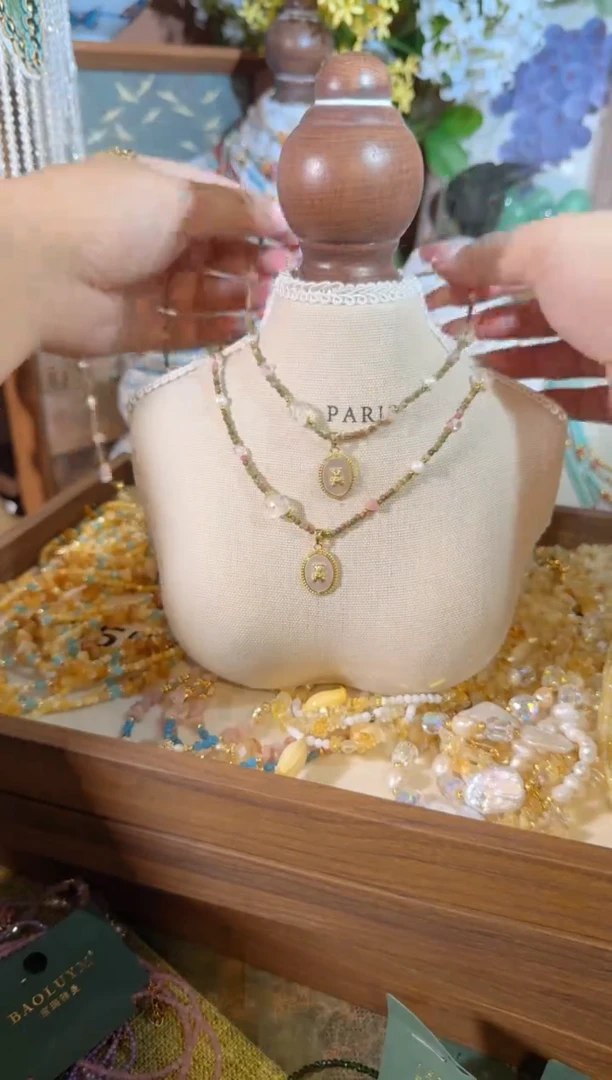 合金贝壳小熊吊坠45
