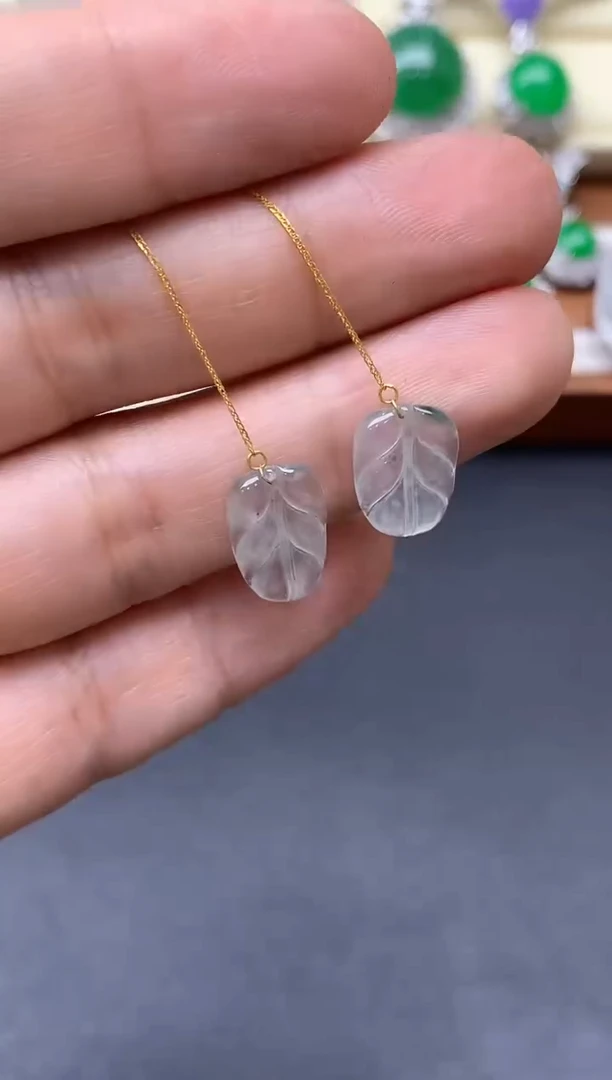 未镶嵌翡翠耳饰159-中国好珍宝