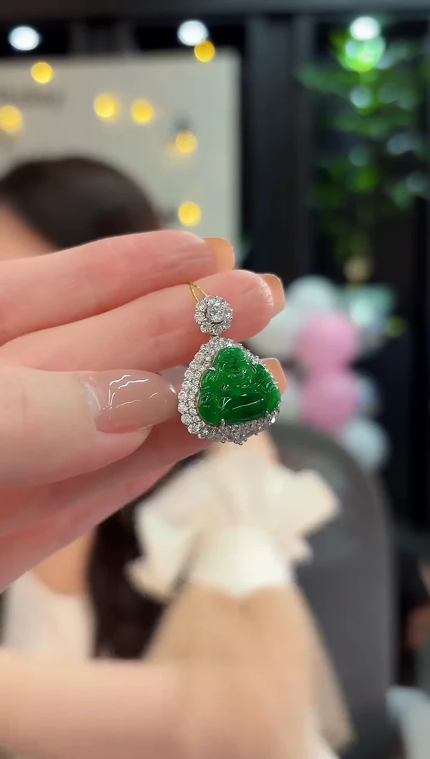 颈饰未镶嵌翡翠 缅甸A货/支持复检/一件