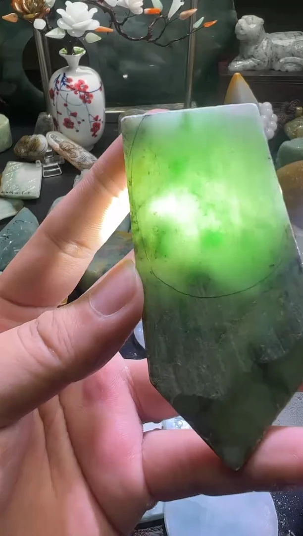 裸石翡翠天然缅甸翡翠A货